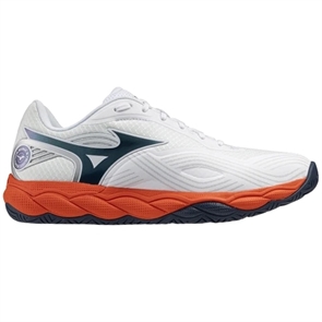 {{photo.Alt || photo.Description || 'Mizuno WAVE ENFORCE COURT 2 AC Кроссовки теннисные Белый/Черный/Оранжевый'}}