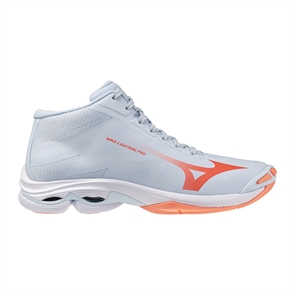 {{photo.Alt || photo.Description || 'Mizuno WAVE LIGHTNING PRO MID (W) Кроссовки волейбольные женские Голубой/Коралловый'}}