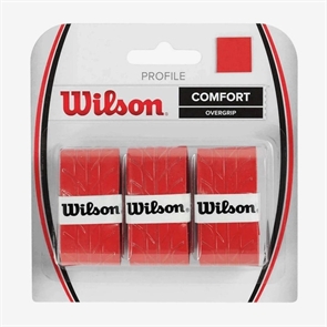 {{photo.Alt || photo.Description || 'Wilson PROFILE OVERGRIP овергрип для теннисных ракеток Красный (3 шт.)'}}