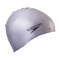 Speedo PLAIN MOLDED SILICONE CAP Шапочка для плавания Серебристый/Черный - фото 171096