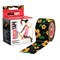 RockTape DESIGN 5смх5м черный с желтыми цветами (Locals Only) Кинезиотейп Черный/Желтый