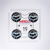 Magni DARK KNIGHT Магнитные держатели спортивных номеров - фото 210521
