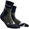 CEP HIKING MERINO MID CUT COMPRESSION SOCKS (W) Компрессионные носки для активного отдыха на природе женские Темно-синий/Серый - фото 214016