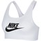 Nike SWOOSH FUTURA BRA NFS Бра-топ женский Белый/Черный* - фото 222113