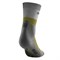 CEP HIKING LIGHT MERINO MID CUT COMPRESSION SOCKS Компрессионные тонкие высокие носки с шерстью мериноса Серый/Салатовый