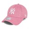 New Era 9FORTY NEW YORK YANKEES ESSENTIAL WOMENS Бейсболка женския Розовый/Белый - фото 228202