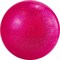 Torres AGP-19 Мяч для художественной гимнастики однотонный 19см Малиновый с блестками - фото 231929