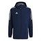 Adidas TIRO 21 Куртка ветрозащитная Темно-синий/Белый - фото 244516