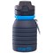 Starfit FB-100 Бутылка для воды складная с карабином Серый/Синий - фото 246764