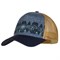 Buff TRUCKER CAP TZOM STONE BLUE Бейсболка беговая Синий/Песочный - фото 250939