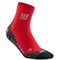 CEP GRIPTECH SHORT COMPRESSION SOCKS (W) Компрессионные носки для игровых видов спорта женские Красный/Черный - фото 252151