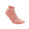 CEP THE RUN LOW CUT SOCKS 4.0 (W) Компрессионные короткие носки женские Розовый/Белый