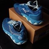 Mizuno WAVE ENFORCE TOUR AC Кроссовки теннисные Темно-синий/Голубой - фото 256910