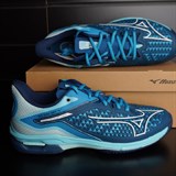 Mizuno WAVE ENFORCE TOUR AC Кроссовки теннисные Темно-синий/Голубой - фото 256915