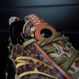 Anta SHOCK WAVE 5 PRO "LEOPARD" Кроссовки баскетбольные Черный/Оранжевый - фото 256926