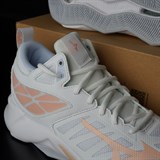 Mizuno WAVE DIMENSION MID (W) Кроссовки волейбольные женские Белый/Золотой - фото 256957