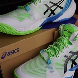 Asics METARISE Кроссовки волейбольные Белый/Зеленый/Голубой - фото 257363