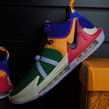 Nike LEBRON WITNESS VII "MULTI-COLOR" Кроссовки баскетбольные Зеленый/Желтый/Синий - фото 257496