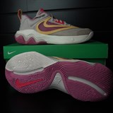 Nike GIANNIS IMMORTALITY 3 EP "FOSSIL STONE DESERT BERRY" Кроссовки баскетбольные Бежевый/Красный - фото 257499