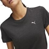 Puma FAVOURITE HEATHER TEE (W) Футболка беговая женская Черный - фото 257701