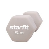 Starfit DB-201 5 КГ Гантель неопреновая Серый - фото 259540