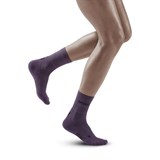 CEP REFLECTIVE MID CUT COMPRESSION SOCKS (W) Компрессионные носки женские Фиолетовый - фото 259851