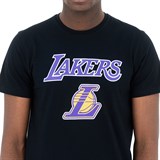 New Era LA LAKERS NBA LOGO Футболка баскетбольная Черный/Фиолетовый - фото 259926