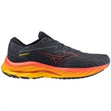 Mizuno WAVE RIDER 27 Кроссовки беговые Черный/Оранжевый/Желтый - фото 259943