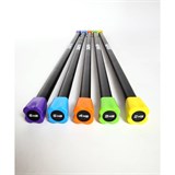 Starfit BB-301 5 кг Бодибар неопреновый Черный/Синий - фото 259964