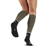 CEP THE RUN COMPRESSION TALL SOCKS 4.0 (W) Компрессионные гольфы женские Оливковый/Черный - фото 260075