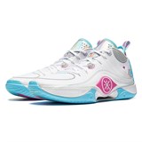 Li-Ning WADE SHADOW 5 "BUZZER BEATER" Кроссовки баскетбольные Белый/Розовый/Голубой - фото 260134