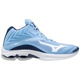 Mizuno WAVE LIGHTNING Z6 MID (W) Кроссовки волейбольные женские Голубой/белый - фото 260138