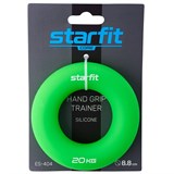 Starfit ES-404 Эспандер кистевой Кольцо диаметр 8,8см силикогель 20кг Зеленый - фото 260146