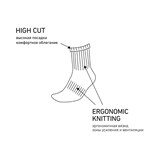 Jögel ESSENTIAL HIGH CUSHIONED SOCKS Носки высокие (2 пары) Серый/Черный - фото 260185