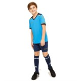 Kelme SHORT SLEEVE FOOTBALL SET KID (3873001-996) Форма футбольная детская Синий/Темно-синий - фото 260197