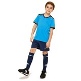Kelme SHORT SLEEVE FOOTBALL SET KID (3873001-996) Форма футбольная детская Синий/Темно-синий - фото 260200