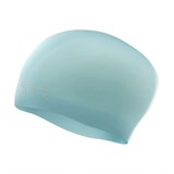 TYR LONG HAIR WRINKLE-FREE SILICONE CAP Шапочка для плавание Голубой/Серый - фото 260361