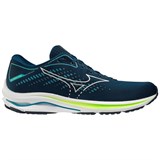 Mizuno WAVE RIDER 25 Кроссовки беговые Темно-синий/Голубой/Серебристый - фото 260374