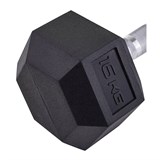 Starfit DB-301 16 КГ Гантель обрезиненная Черный - фото 260400