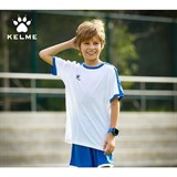 Kelme SHORT SLEEVE FOOTBALL SET KID (3883033-104) Форма футбольная детская Белый/Синий - фото 260424