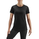CEP CREW SHORT SLEEVE SHIRT (W) Футболка беговая женская Черный - фото 260480