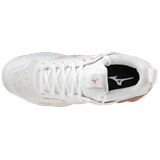 Mizuno WAVE LUMINOUS 2 (W) Кроссовки волейбольные женские Белый/Розовый - фото 260579