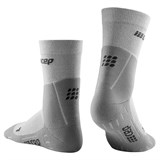 CEP COLD WEATHER MID-CUT SOCKS Компрессионные носки для бега с шерстью мериноса Серый - фото 260636
