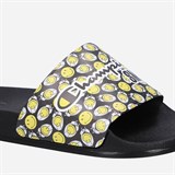 Champion SLIDE PD SMILEY Сланцы Черный/Белый/Желтый - фото 260643