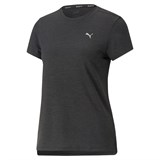 Puma FAVOURITE HEATHER TEE (W) Футболка беговая женская Черный - фото 260817