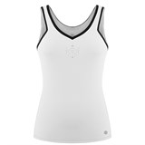 Poivre Blanc FRESH-UP TANK TOP Майка теннисная женский Белый/Черный - фото 260829