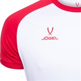Jögel CAMP REGLAN JFT-1021-K Футболка детская Белый/Красный - фото 260915 Jögel CAMP REGLAN JFT-1021-K Футболка детская Белый/Красный - фото 260915
