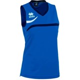 Errea VITORIA WOMAN SHIRT AD Майка волейбольная женская Темно-синий/Красный - фото 260950