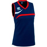 Errea VITORIA WOMAN SHIRT AD Майка волейбольная женская Темно-синий/Красный - фото 260951