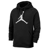 Jordan JUMPMAN CLASSIC FLEECE Толстовка баскетбольная Черный/Белый* - фото 260958